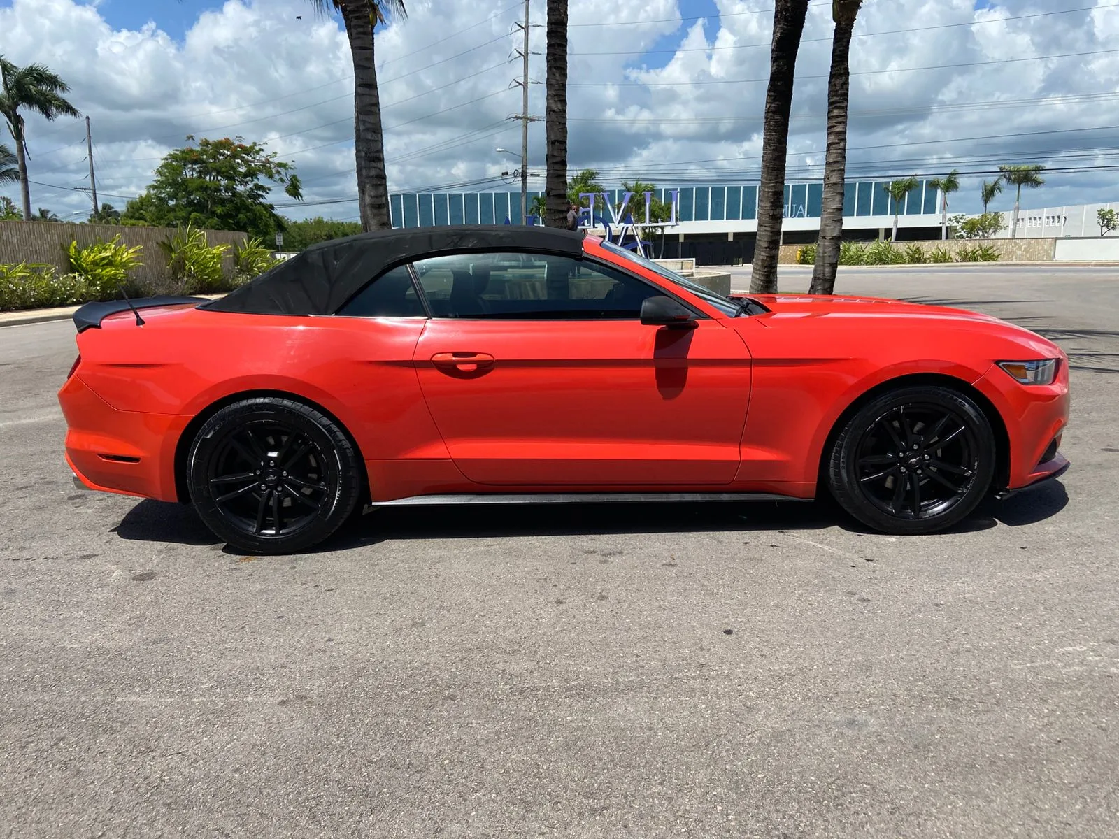 Mustang Red convertible 3.7L 2015