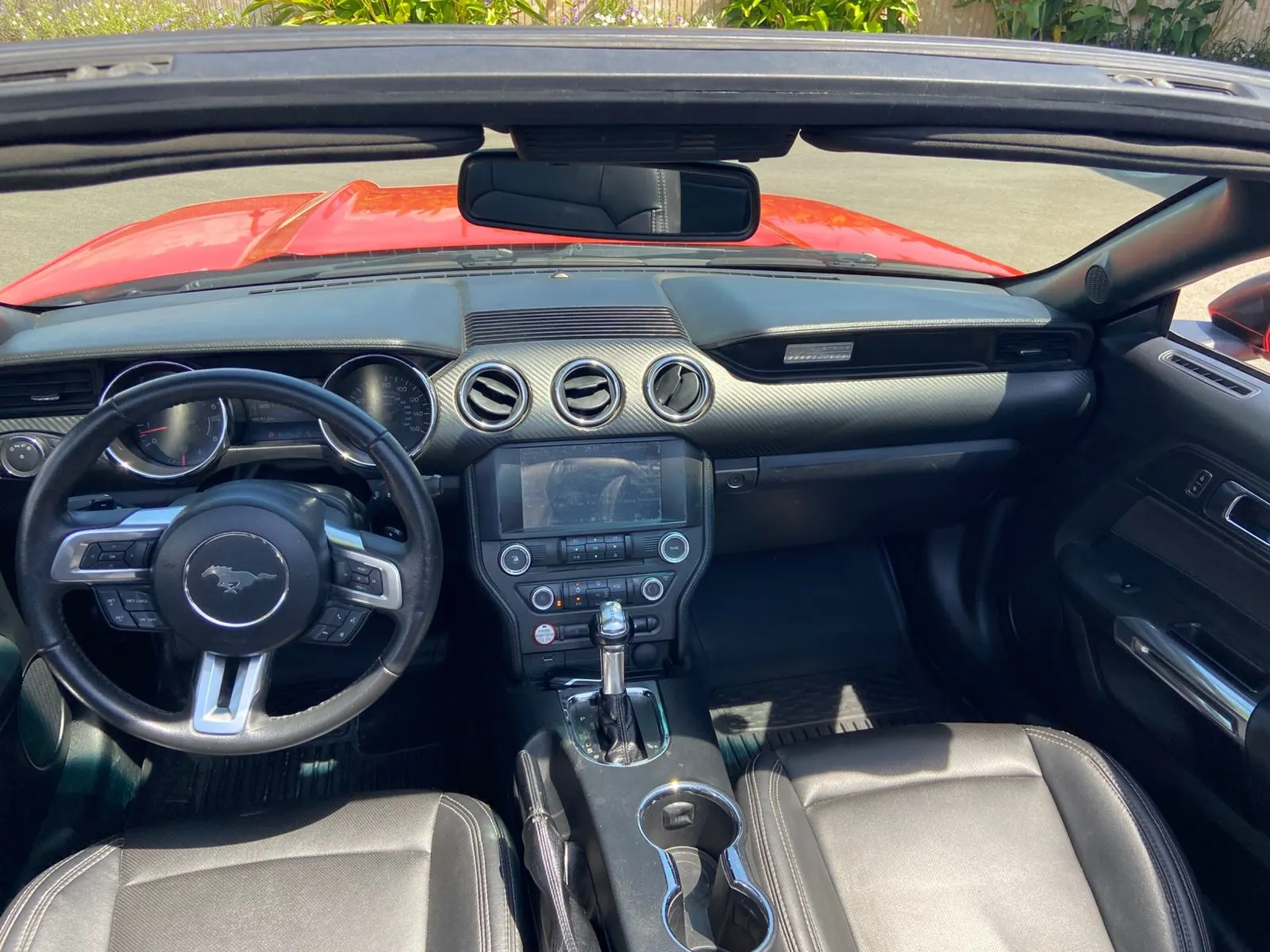 Mustang Red convertible 3.7L 2015